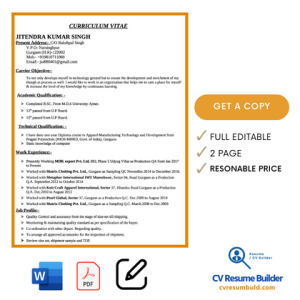 CV Pdf Download Bd Download MS Word / DOC