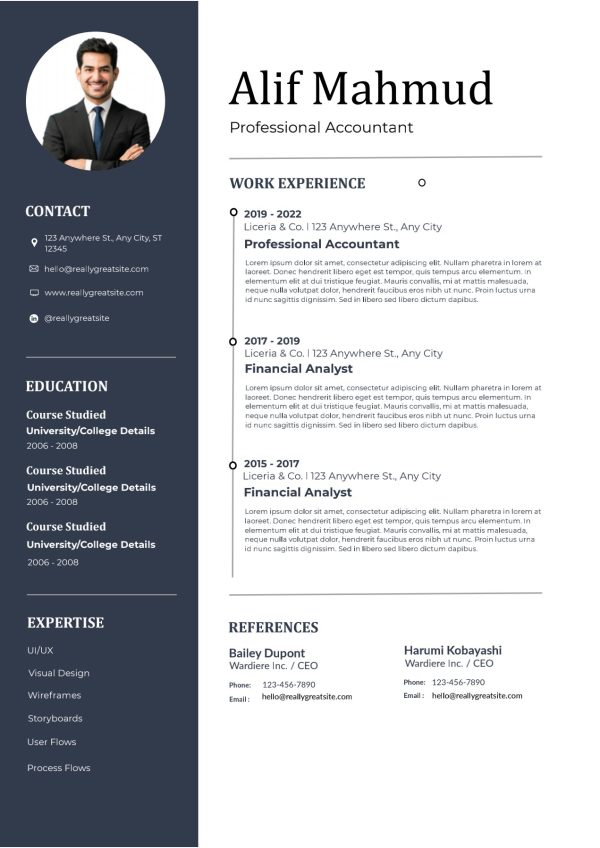 Accountant CV Format