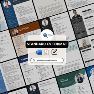 Standard CV Format Bd Pdf Download MS Word / DOC