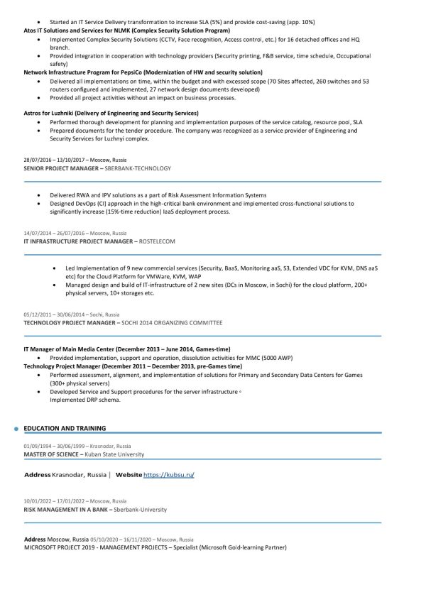 europass resume template