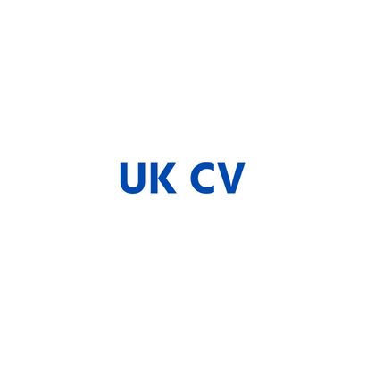 CV Template UK