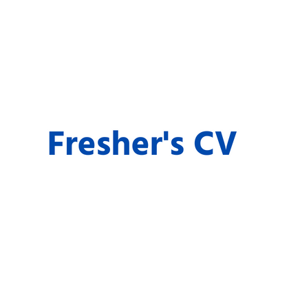 Resume for Freshers Format