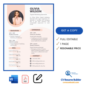 Microsoft Word Resume Template