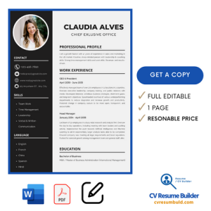 Customizable CV Word Template Download: Streamline Your Application Process