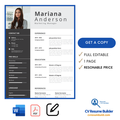 Best Mechanical Engineer Resume For Job in Canada 2023 (MS Word Editable Format)