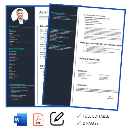 2-pages-resume-Sample-5