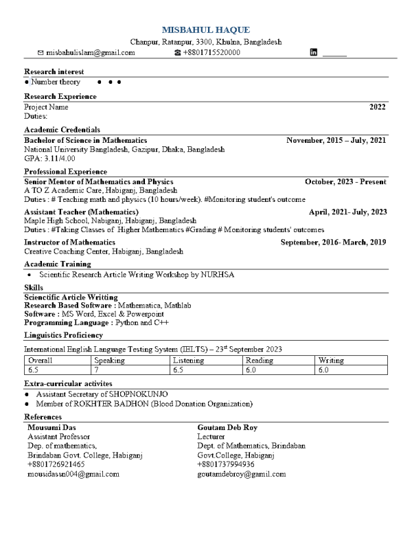 academic cv template word,